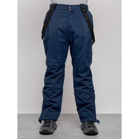 Semi-combinezone ski insulated male winter, size 48, dark blue color-9