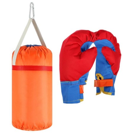 Set of Boxing children: gloves, pear, d = 20, h = 35cm, color mix-5