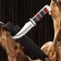 Hunting knife "checkers" 19.5cm, blade 105mm/2.3mm