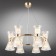Suspended chandelier Elinor E14 480W