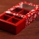 New Year. Box for 6 sweets "Festive mood", 13.7 x 9.8 x 3.8 cm, confectionery packaging