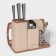 Stand for knives and cutlery of the share "Tenderness", plastic, beige