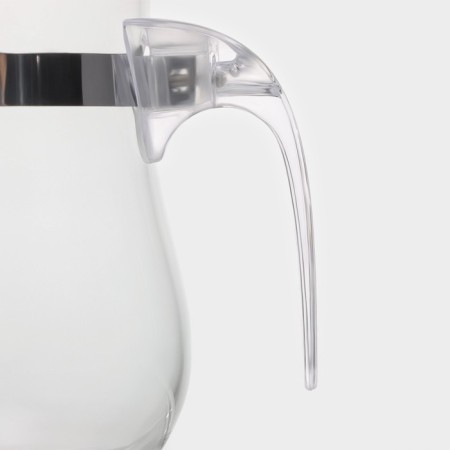 Glass teapot Magistro "Shaidy", 350 ml, with metal sieve, plastic flask-2