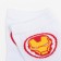 Children's socks "Iron Man", white/black color, size 14 (23-25)