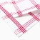 A set of decorative napkins Ethel Red 30x30cm., 4pcs, 100%HL.