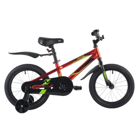 Cycling 16 "Novatrack Juster, red color-4