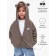 Children's jacket Amarobaby Bear, height 98 cm, brown color