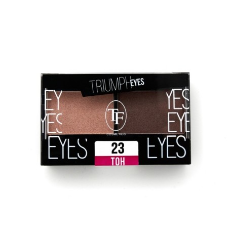 TF Eyes, 2-flowers, tone 23 golden beige and sipia