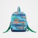 Baby backpack on a zipper, an external pocket, a reflective strip, the color of turquoise