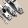 Manicure set "Soft", 10 items, in case, color mix