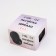 The comb is massage, round, folding, with a mirror, D = 7.5 cm, black color