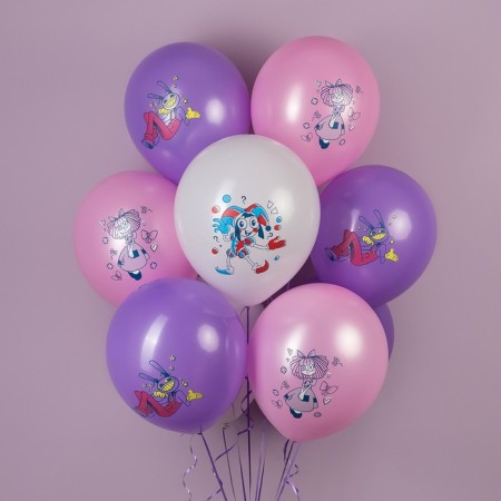 Latex ball 12 “Amazing circus” assorted, pastel, 1 tbsp., Set 25 pcs., Mix-1