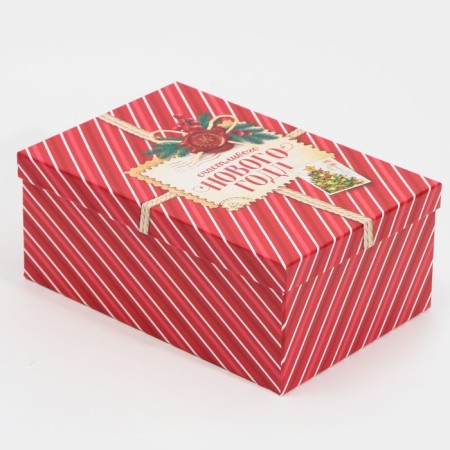 A set of gift boxes 6 in 1 "Mail", 20 x 12.5 x 7.5 - 32.5 x 20 x 12.5 cm, New Year-6