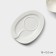 Tea couple Magistro "Blanche" circle 300 ml, white color