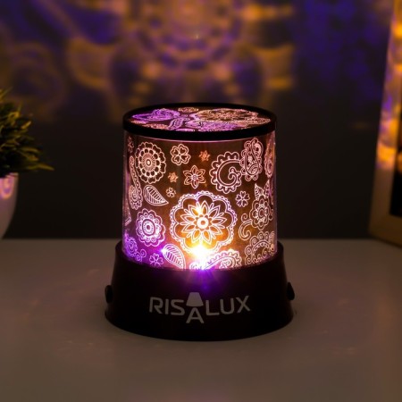 Mehendi spin-itchor LED USB/from Black batteries 10.8x10.8x1.5 cm Risalux-5