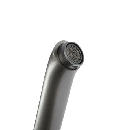 Zein Z3697 sink mixer, pour in a height of 18 cm, ABS plastic, graphite-2
