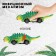 Set of inertial machines Dino, 4 pieces