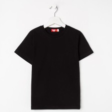 Children's T -shirt, height 134 cm, black color