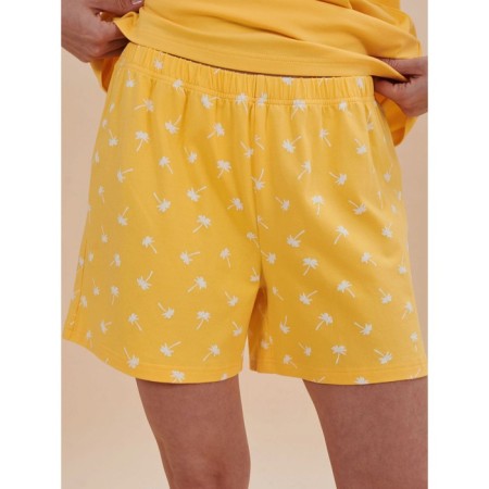 Female set, size m, yellow color-3