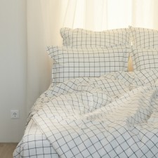 Sl Home Cotton 235*245 cm sheet, central/gray, 100% greedy cotton