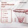Basketball grid Onlytop, 50 cm, thread 3.2 mm, 2 pcs.