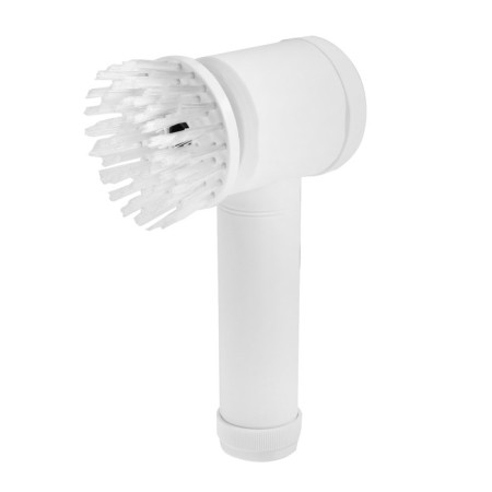 Electric brush for cleaning Lesh-01, 5 nozzles, battery, white-1