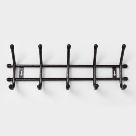 Wall hanger "Coos", 5 hooks, Copper antique color-2