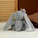 Soft toy "Bunny", 23 cm, gray color