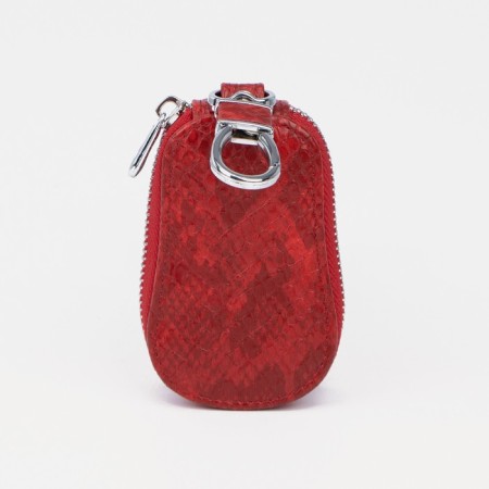 Key of zipper, 5 cm, 1 carbine, red color-2