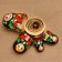 Nesting doll "strawberries", red dress, 5 puppet, 15 cm