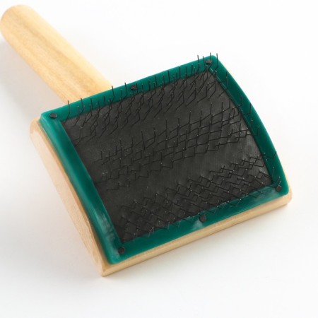 Brush - a three -row wooden packer, base 76 x 56 mm-2