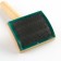Brush - a three -row wooden packer, base 76 x 56 mm