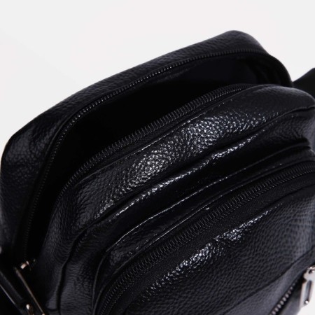 Male bag, black color-5