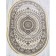 Ovalnaya carpet Rubin 20058a, size 150x230 cm