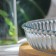 Circle form for baking and baking of Borcam heat -resistant glass, 2.6 liters, corrugated