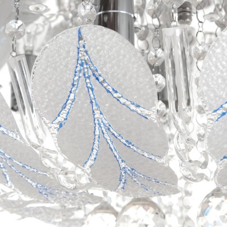 Chandelier 5855/600 chrome 8x40W E14 LED+Blue PDU 60x60x27cm-10