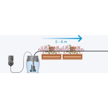Microcapellar watering system for indoor plants, plastic-2
