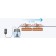 Microcapellar watering system for indoor plants, plastic