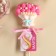 Lollipop on the stick "March 8, flowers", 30 g