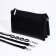 Bag Cross-Bodi with a zipper, black color