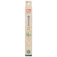 Knitting hook, bamboo, 2.0 mm/15 cm