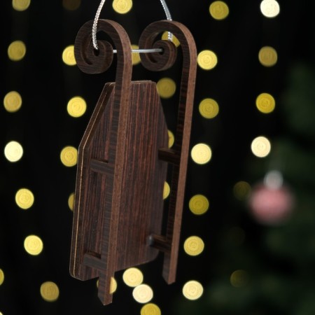 Christmas tree decoration "Sanctors No. 2", 12.5 x 6 cm-3