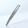 Pinzet begged, narrow, 9 cm, on a blister, silver color, b-158-s -sh