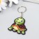 Acryl keychain "Cute turtle" 4x4 cm