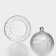Glass dish for serving with a lid "Volcano", 19.3 × 13.5 cm, the color is transparent