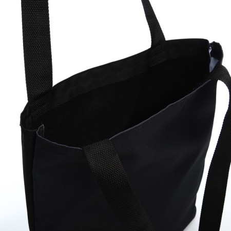 Bag Schoper "Hands" 35x0.5x40 cm, Department without lightning, without lining, black-5