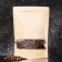 Zip-Lock package Craft with a rectangular window, 22 x 32 x 4 cm