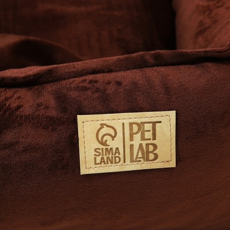 Lynchik for cats and dogs velor Pet Lab, 45 x 40 x 15 cm, dark brown-2