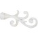 Top "curls", d = 20 cm, color white gold
