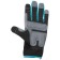 Workers, polyester gloves, without coverage, with dots, size 9, gray